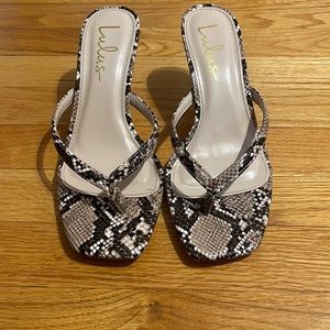 Lulu Snake skin heels